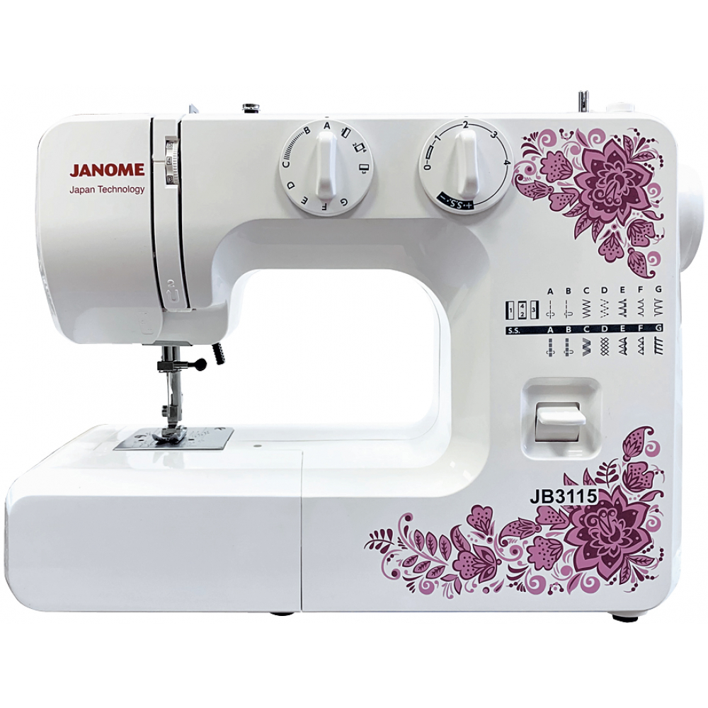 Обзор швейной машины Janome 1522